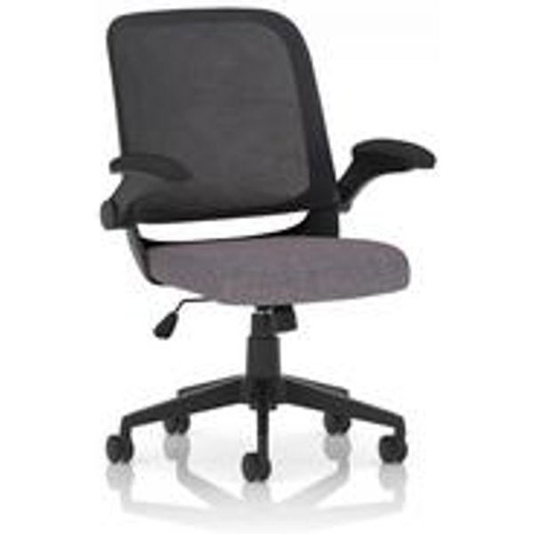 Crew Operator Mesh Task Chair with Folding Arms
