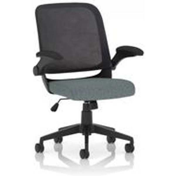 Crew Operator Mesh Back Task Chair with Folding Arms
