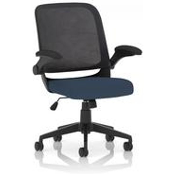 Crew Operator Mesh Back Task Chair with Folding Arms