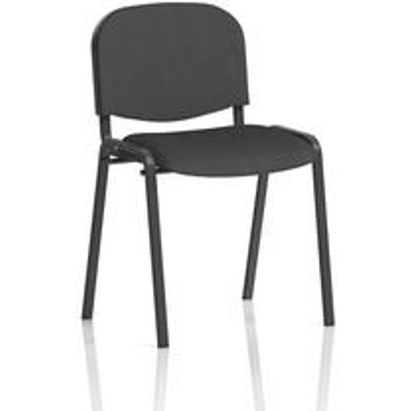 ISO Quest Conference Chair with Black Frame and Padded Seat