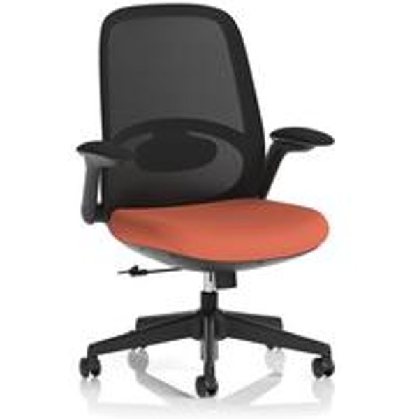 Crew Task Operator Mesh Back Chair with Folding Arms