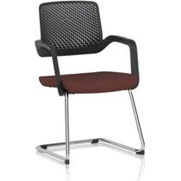 Cosmo Cantilever Chair with Black Frame