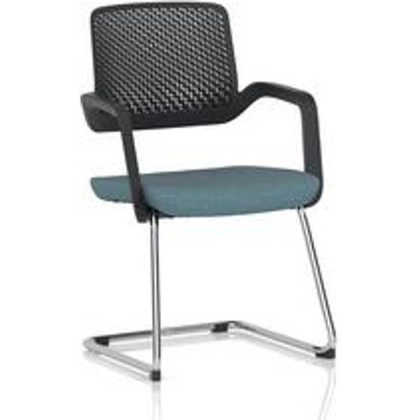 Cosmo Cantilever Chair with Black Frame