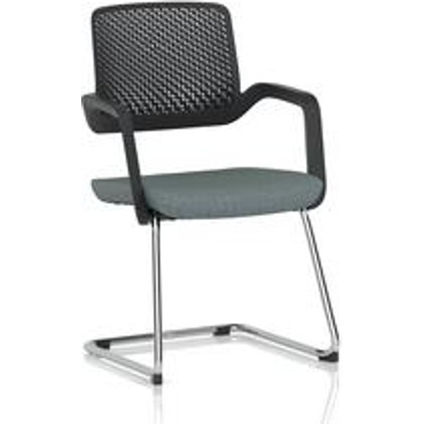 Cosmo Cantilever Chair with Black Frame