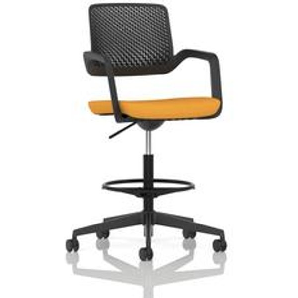 Cosmo Hi Rise Office Chair in Senna Yellow