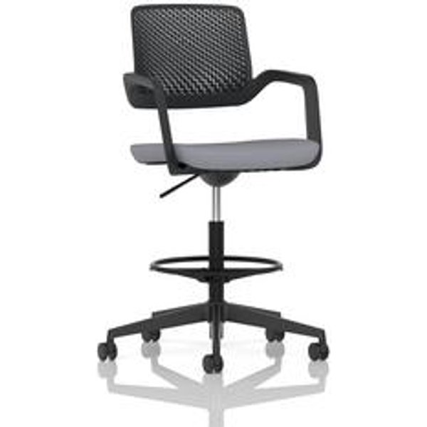 Cosmo Hi Rise Office Chair with Black Frame