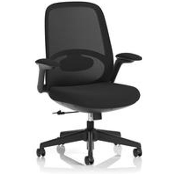 Crew Task Operator Mesh Back Office Chair with Folding Arms