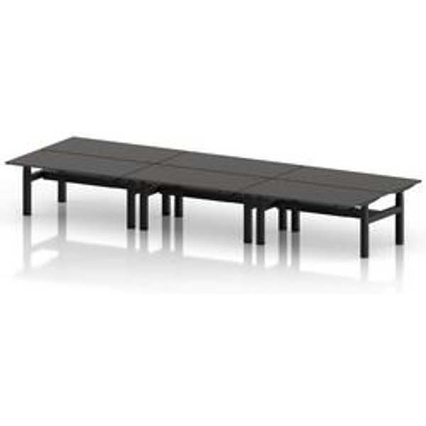 Air 1600x800 Sit-Stand Bench Desk with Ports