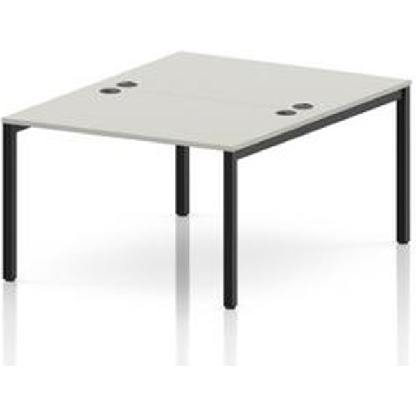 Impulse 2 Person Bench Desk 1200mm Dove Grey