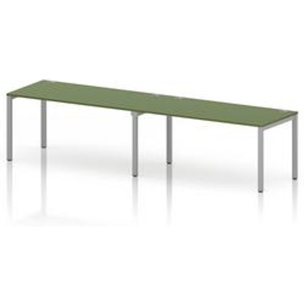 Impulse Bench Desk for 2 People in Moss Green