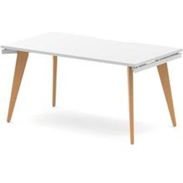 Oslo 1400mm White Office Bench Desk
