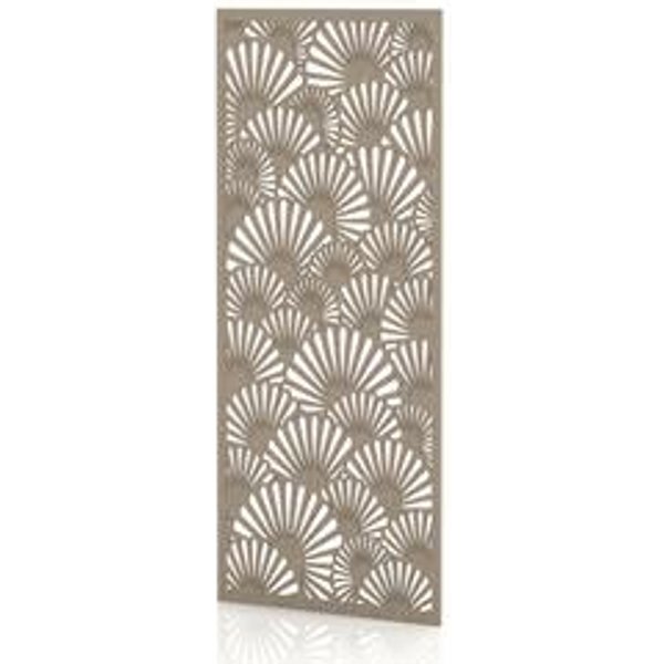 SCH! Acoustic Wall Panel - Fan Design - Oatmeal Beige
