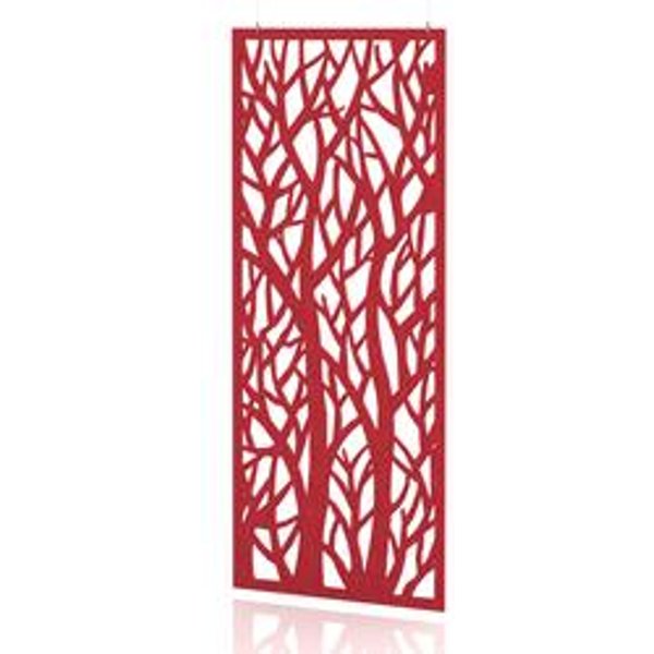 SCH! Acoustic Hanging Wall Panel - Poppy Red