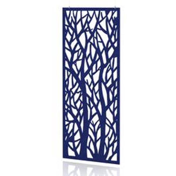 SCH! Acoustic Hanging Wall Panel - Forest - Cobalt Blue