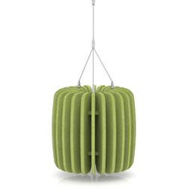 SCH! Acoustic Ceiling Baffle 335x300mm in Lime Green