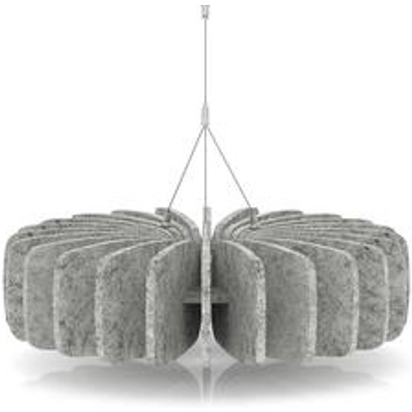 SCH! Acoustic Ceiling Baffle 600x150mm Light Grey