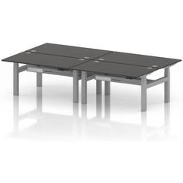 Air 1400 Sit Stand Bench Desk with Carbon Ports