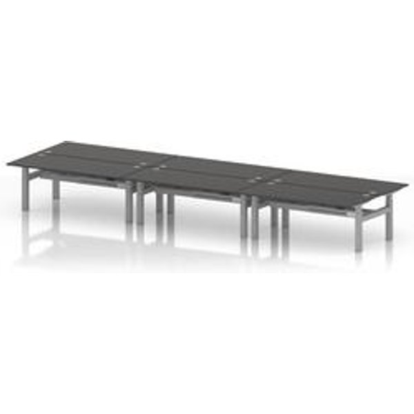 Air 1800 Sit-Stand Bench Desk with Carbon Ports