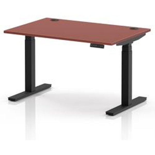 Air Height Adjustable Electric Desk 1200x800mm Brick Red