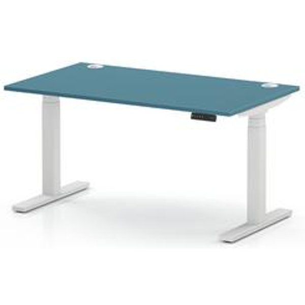 Air Height Adjustable Desk Dark Teal 1400x800mm
