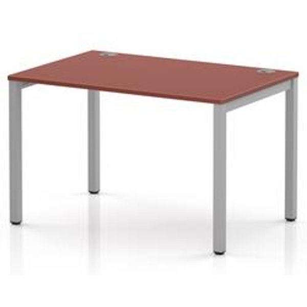Impulse Single Row Bench Desk 1200mm in Brick Red