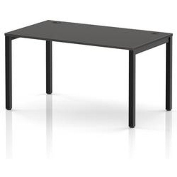 Impulse Bench Single Row Desk in Carbon Grey