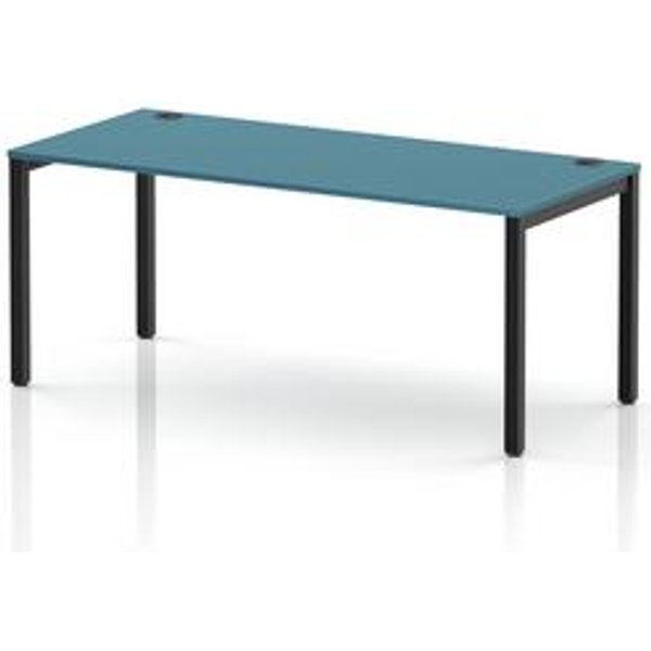 Impulse Single Row Bench Desk - Dark Teal