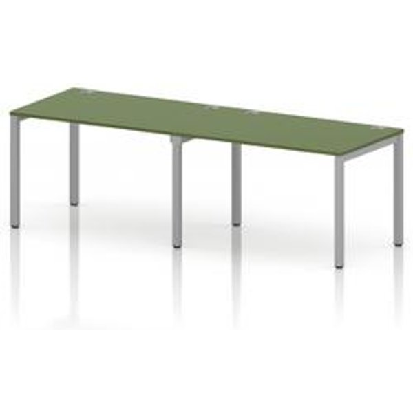 Impulse Bench Desk for 2 People in Moss Green