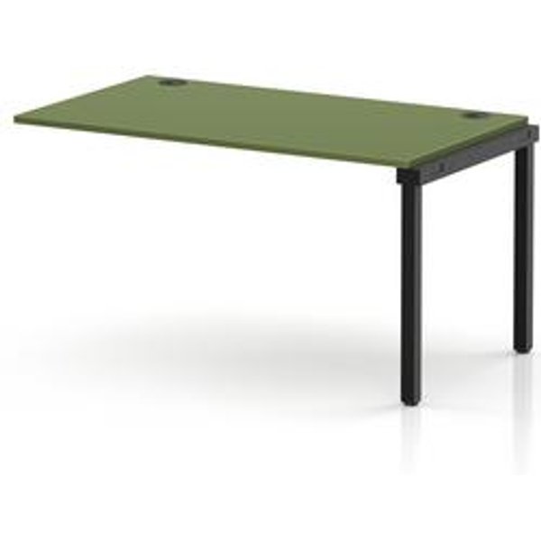 Impulse Bench One Row Extension Kit in Black and Moss Green