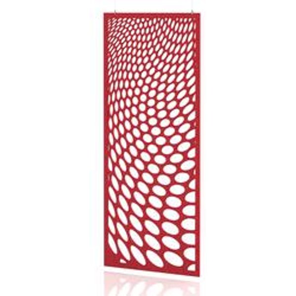 SCH! Acoustic Hanging Wall Panel - Poppy Red