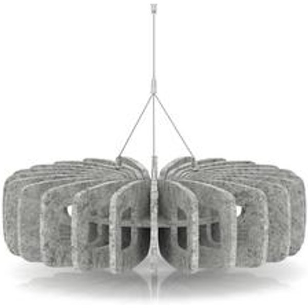 SCH! Acoustic Ceiling Baffle 600x150mm Light Grey