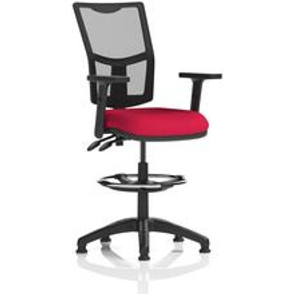 Eclipse II Lever Operator Chair with Mesh Back and Adjustable Arms