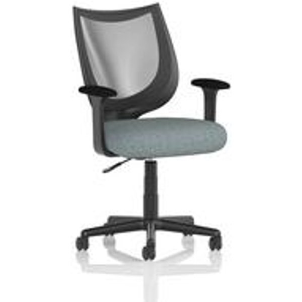 Camden Black Mesh Task Armchair