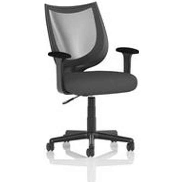 Camden Black Mesh Task Armchair