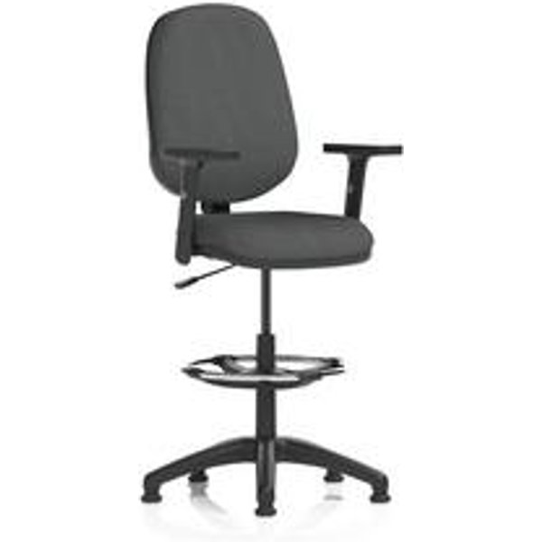 Eclipse I Lever Operator Chair with Adjustable Arms in Mussel