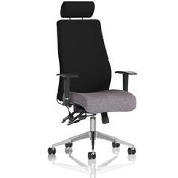 Onyx Ergo Posture Chair with Adjustable Arms and Headrest