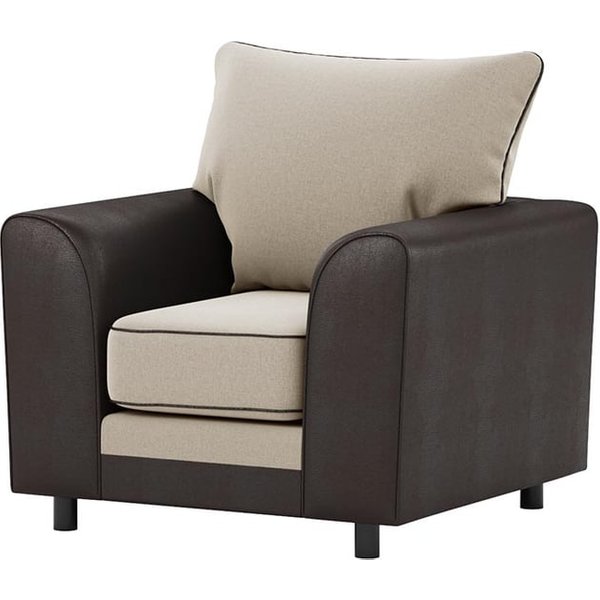 Dillon Armchair, beige/brown
