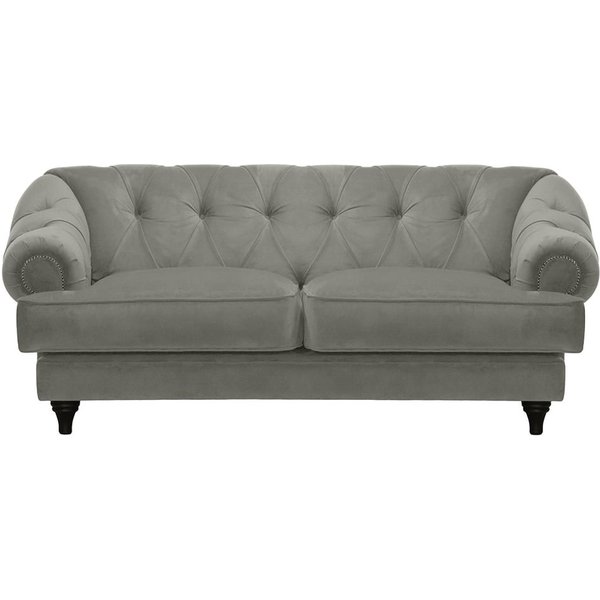 Soho 3 Seater Sofa, silver