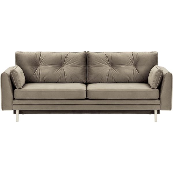 Amelia Sofa Bed with Storage, grey, Leg colour: white