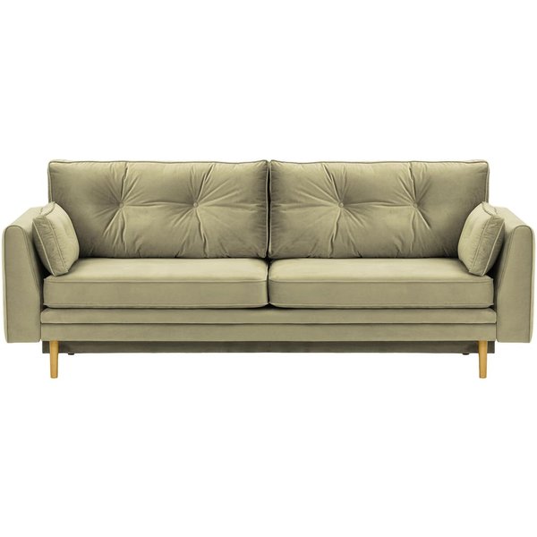 Amelia Sofa Bed with Storage, mink, Leg colour: like oak