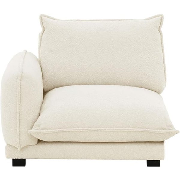 Bali Single Seat Left Arm Modular Unit, V 33 - Rust