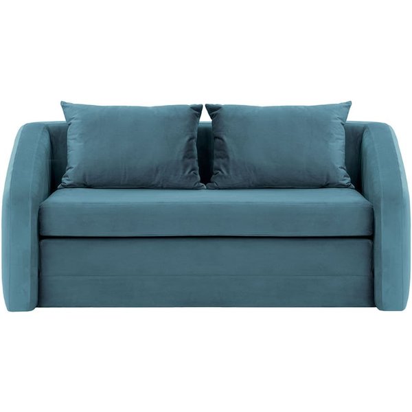 Alma 2.5 Seater Sofa Bed, dirty blue