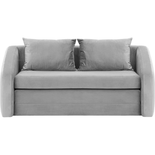 Alma 2.5 Seater Sofa Bed, silver