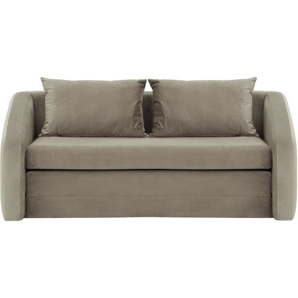 Alma 3 Seater Sofa Bed, mink
