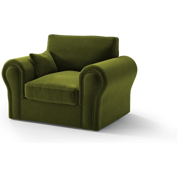 Baron Armchair, olive green