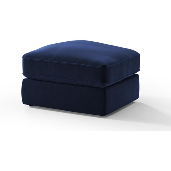 Baron Footstool, navy blue