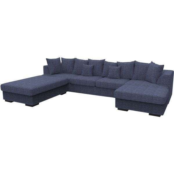 Belle Left Hand Corner Sofa, orange