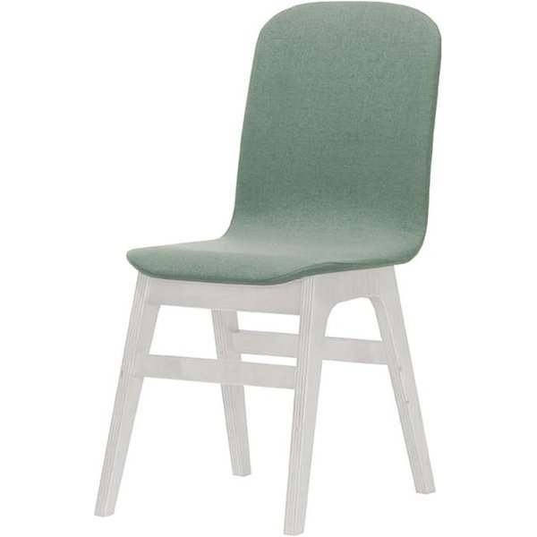 Capita Dining Chair, pastel blue, Leg colour: white