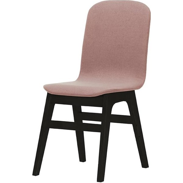 Capita Dining Chair, pastel pink, Leg colour: black