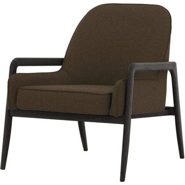 Turin Chair, brown, Leg colour: black